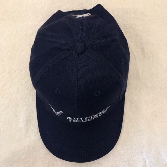 USA Crafted for U.S. Air Force Reserve Adjustable Navy Blue Ball Cap - Picture 10 of 14